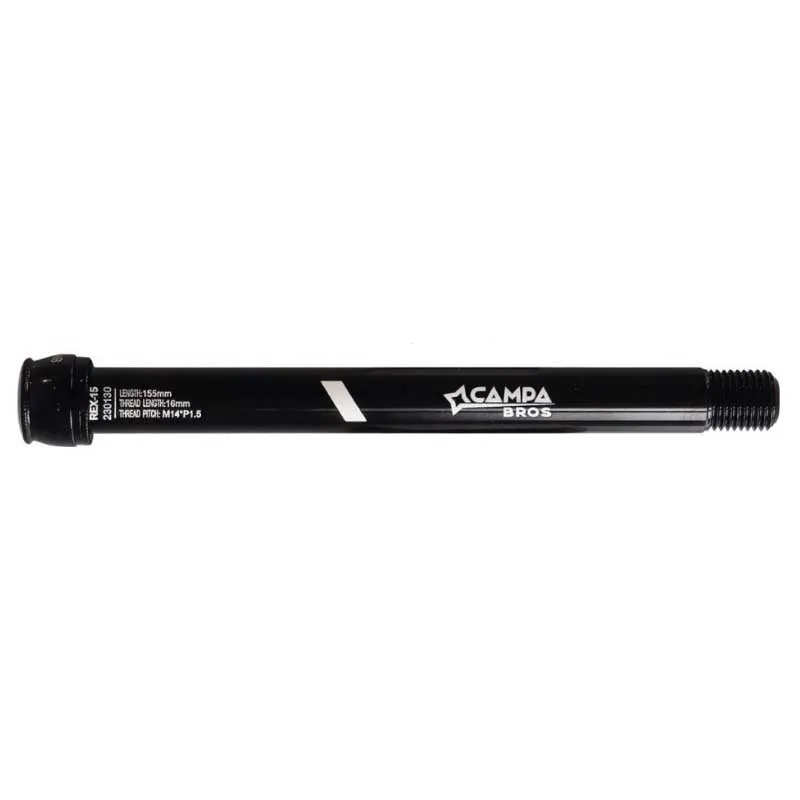 Campa Bros Kombat Steckachse Vorne, Black, 12 x 121.5mm Campa Bros Kombat Steckachse Vorne, Black, 12 x 121.5mm
