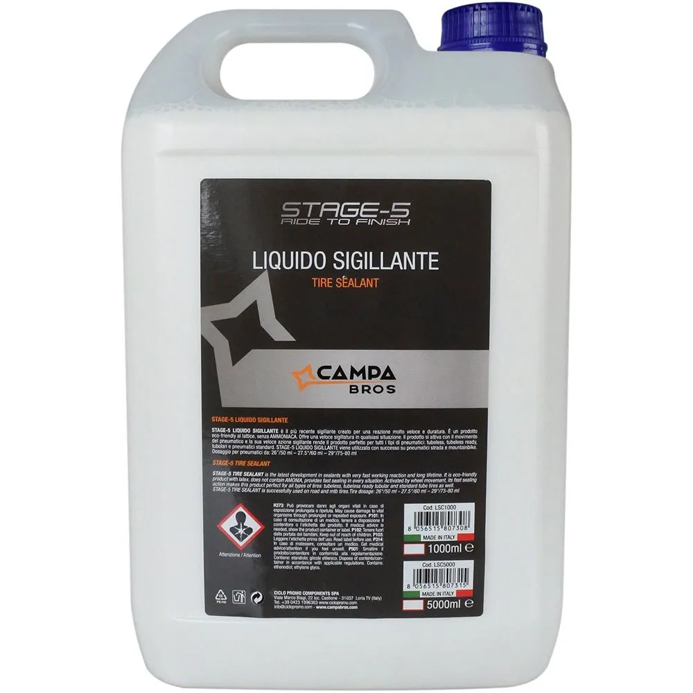 Campa Bros Tubeless Dichtmittel 500ml, White / black, One Size Campa Bros Tubeless Dichtmittel 500ml, White / black, One Size