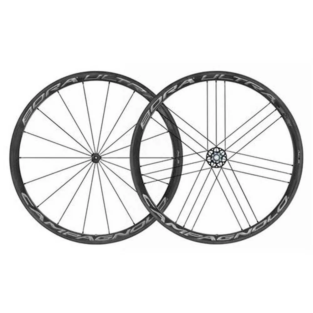 Campagnolo Bora Ultra Dark 35 Tub Tubular Rennrad Laufradsatz, Black, 9 x 100 / 10 x 130mm, Campagnolo Campagnolo Bora Ultra Dark 35 Tub Tubular Rennrad Laufradsatz, Black, 9 x 100 / 10 x 130mm, Campagnolo