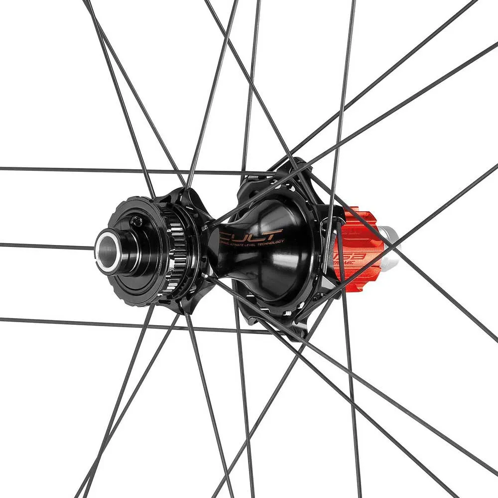 Campagnolo Bora Ultra Wto 45 C23 Cl Disc Tubeless Rennrad-hinterrad, Black, 12 x 142mm, Shimano/Sram HG Campagnolo Bora Ultra Wto 45 C23 Cl Disc Tubeless Rennrad-hinterrad, Black, 12 x 142mm, Shimano/Sram HG