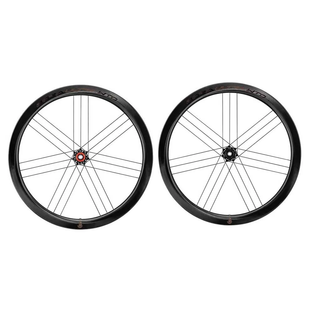 Campagnolo Bora Ultra Wto 45 Team Edition C23 Cl Disc Tubeless Rennrad Laufradsatz, Black, 12 x 100/12 x 142mm, Shimano/Sram HG Campagnolo Bora Ultra Wto 45 Team Edition C23 Cl Disc Tubeless Rennrad Laufradsatz, Black, 12 x 100/12 x 142mm, Shimano/Sram HG