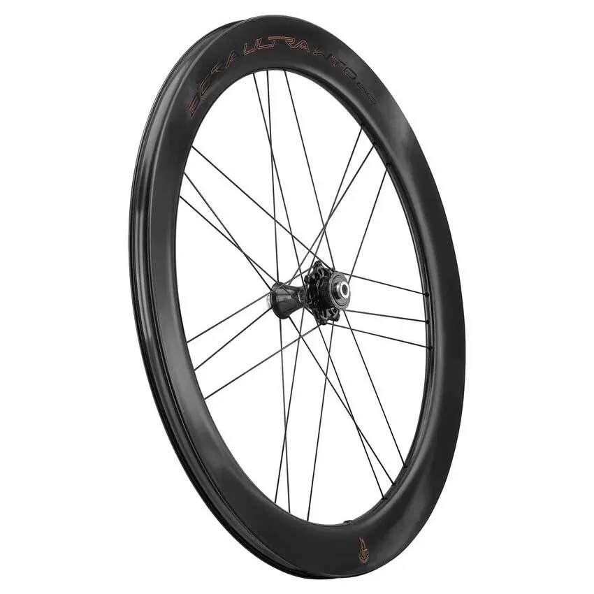 Campagnolo Bora Ultra Wto 60 C23 Cl Disc Tubeless Rennrad-vorderrad, Black, 12 x 100mm Campagnolo Bora Ultra Wto 60 C23 Cl Disc Tubeless Rennrad-vorderrad, Black, 12 x 100mm