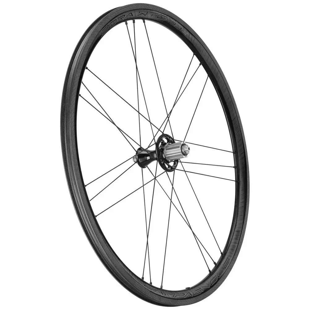 Campagnolo Bora Wto 33 2 Way Fit Dark Label Disc Tubeless Rennrad Laufradsatz Campagnolo Bora Wto 33 2 Way Fit Dark Label Disc Tubeless Rennrad Laufradsatz