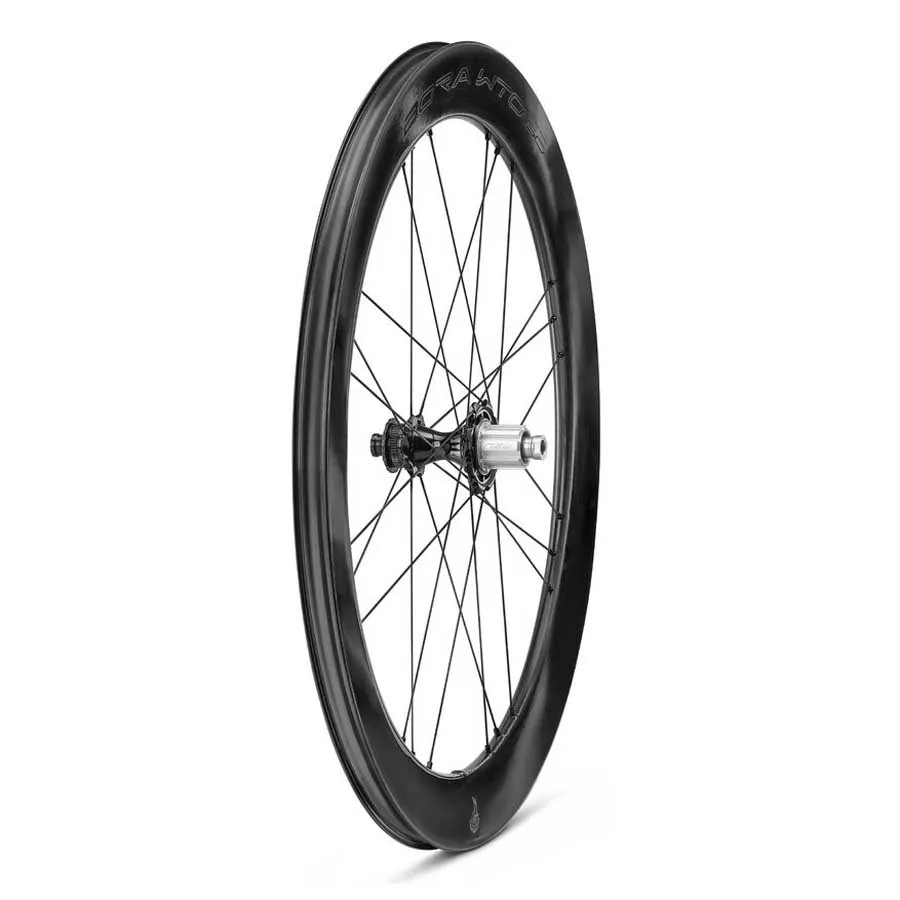 Campagnolo Bora Wto 60 C23 Cl Disc Tubeless Rennrad-hinterrad, Black, 12 x 142mm, Shimano/Sram HG Campagnolo Bora Wto 60 C23 Cl Disc Tubeless Rennrad-hinterrad, Black, 12 x 142mm, Shimano/Sram HG