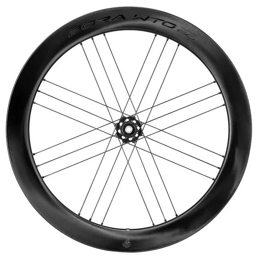 Campagnolo Bora Wto 60 C23 Cl Disc Tubeless Rennrad-vorderrad, Black, 12 x 100mm Campagnolo Bora Wto 60 C23 Cl Disc Tubeless Rennrad-vorderrad, Black, 12 x 100mm