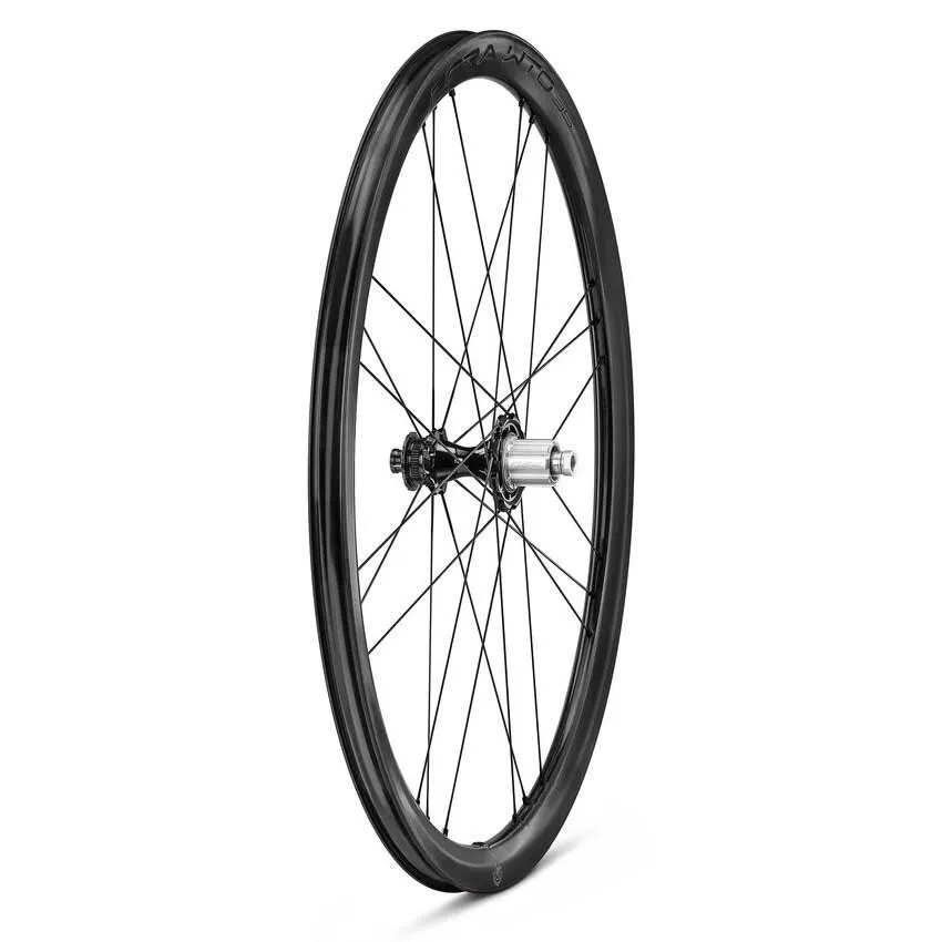 Campagnolo Bora Wto Db 35 C23 2wf Cl Disc Tubeless Rennrad-hinterrad, Black, 12 x 142mm, Campagnolo