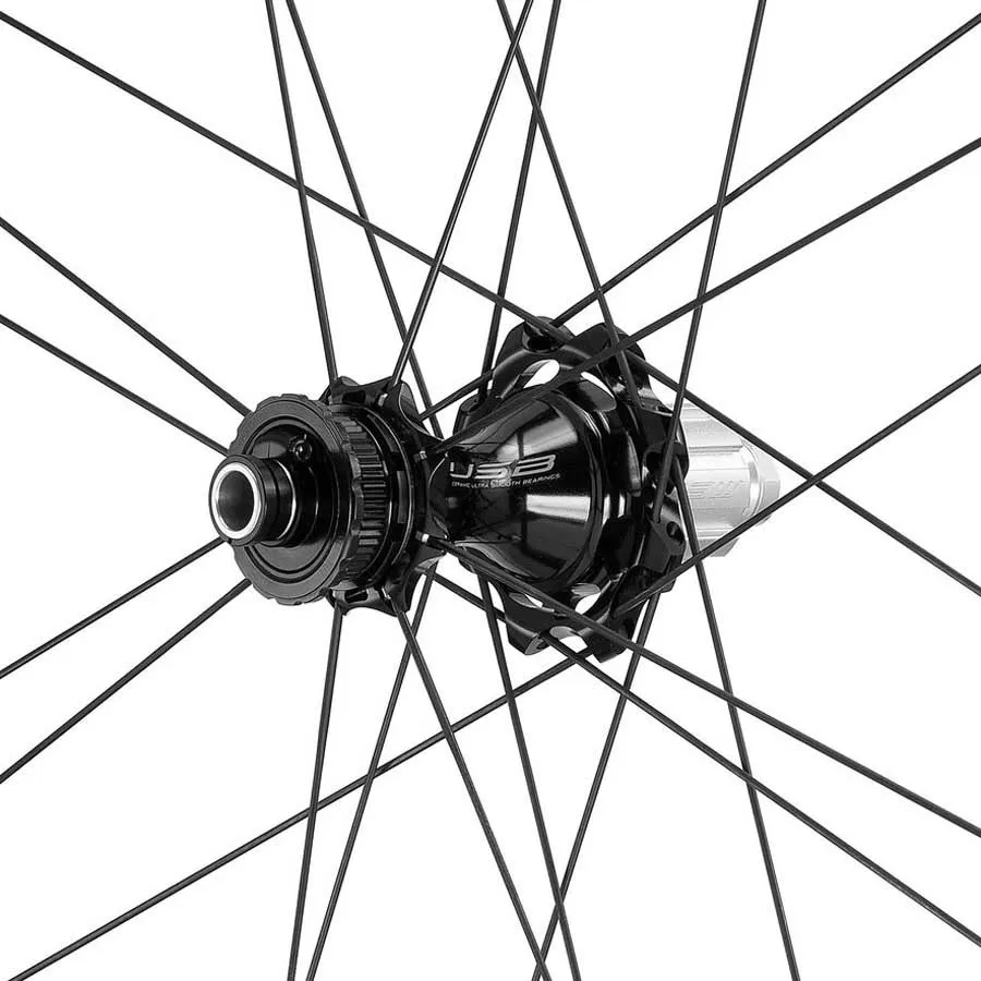Campagnolo Bora Wto Db 35 C23 2wf Cl Disc Tubeless Rennrad-hinterrad, Black, 12 x 142mm, Campagnolo