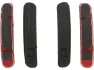 Campagnolo Bremsgummis Cartridge Carbon für Campagnolo, Rot, one_size