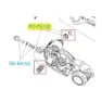 Campagnolo Ekar 13 Stabilisatorbaugruppe, Silver, One Size