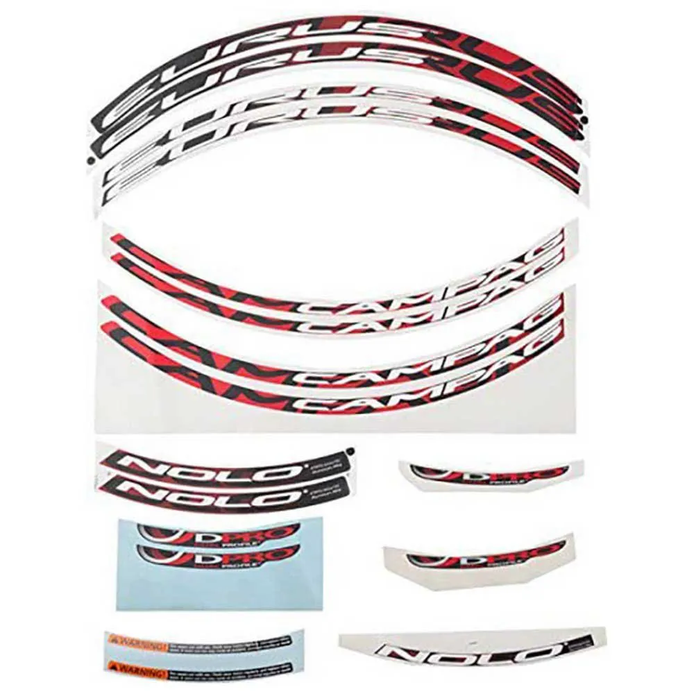 Campagnolo Eurus 2010 Aufkleber, Black / red, One Size Campagnolo Eurus 2010 Aufkleber, Black / red, One Size