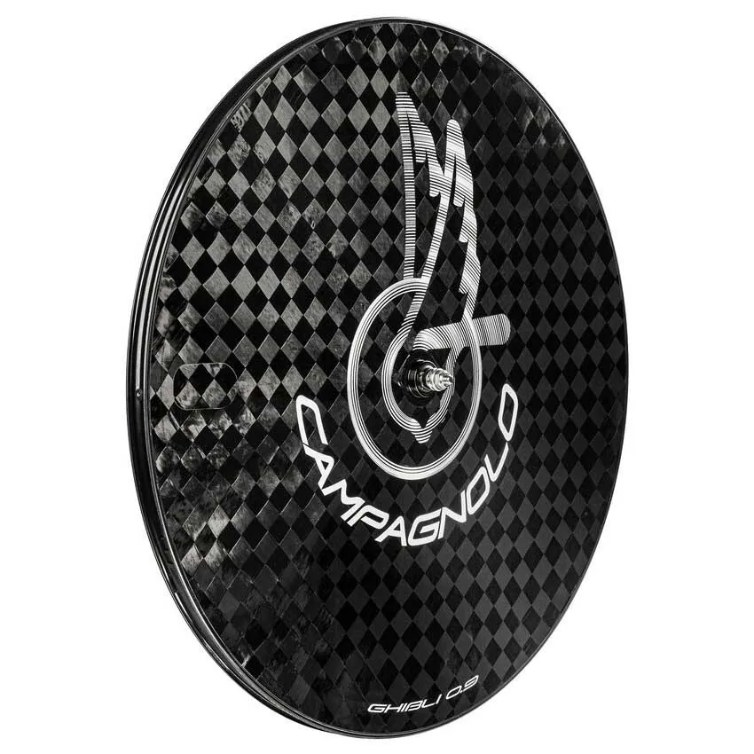 Campagnolo Ghibli 0.9 Tubeless 2-way Fit™ Track Vorderrad, Black, 12 x 100mm Campagnolo Ghibli 0.9 Tubeless 2-way Fit™ Track Vorderrad, Black, 12 x 100mm