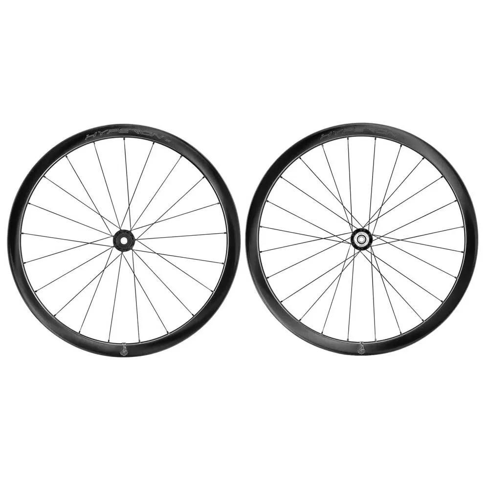 Campagnolo Hyperon Db 2wf Disc Tubeless Rennrad Laufradsatz, Black, 12 x 100 / 12 x 142mm, Shimano/Sram HG Campagnolo Hyperon Db 2wf Disc Tubeless Rennrad Laufradsatz, Black, 12 x 100 / 12 x 142mm, Shimano/Sram HG