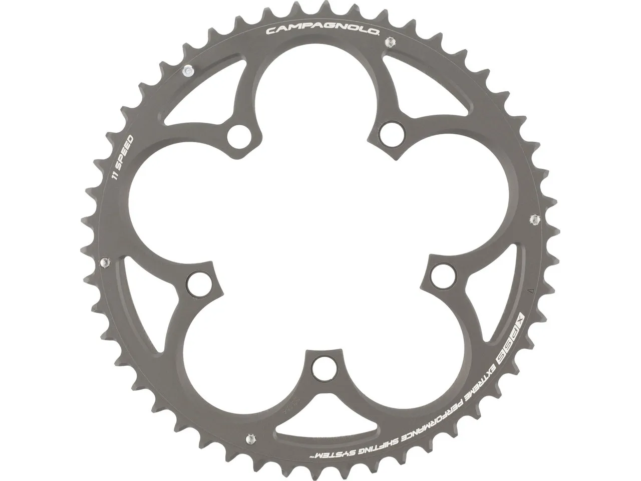 Campagnolo Kettenblatt Athena CT, 11-fach, 5-Arm, 110 mm Lochkreis 2011-2016 Campagnolo Kettenblatt Athena CT, 11-fach, 5-Arm, 110 mm Lochkreis 2011-2016
