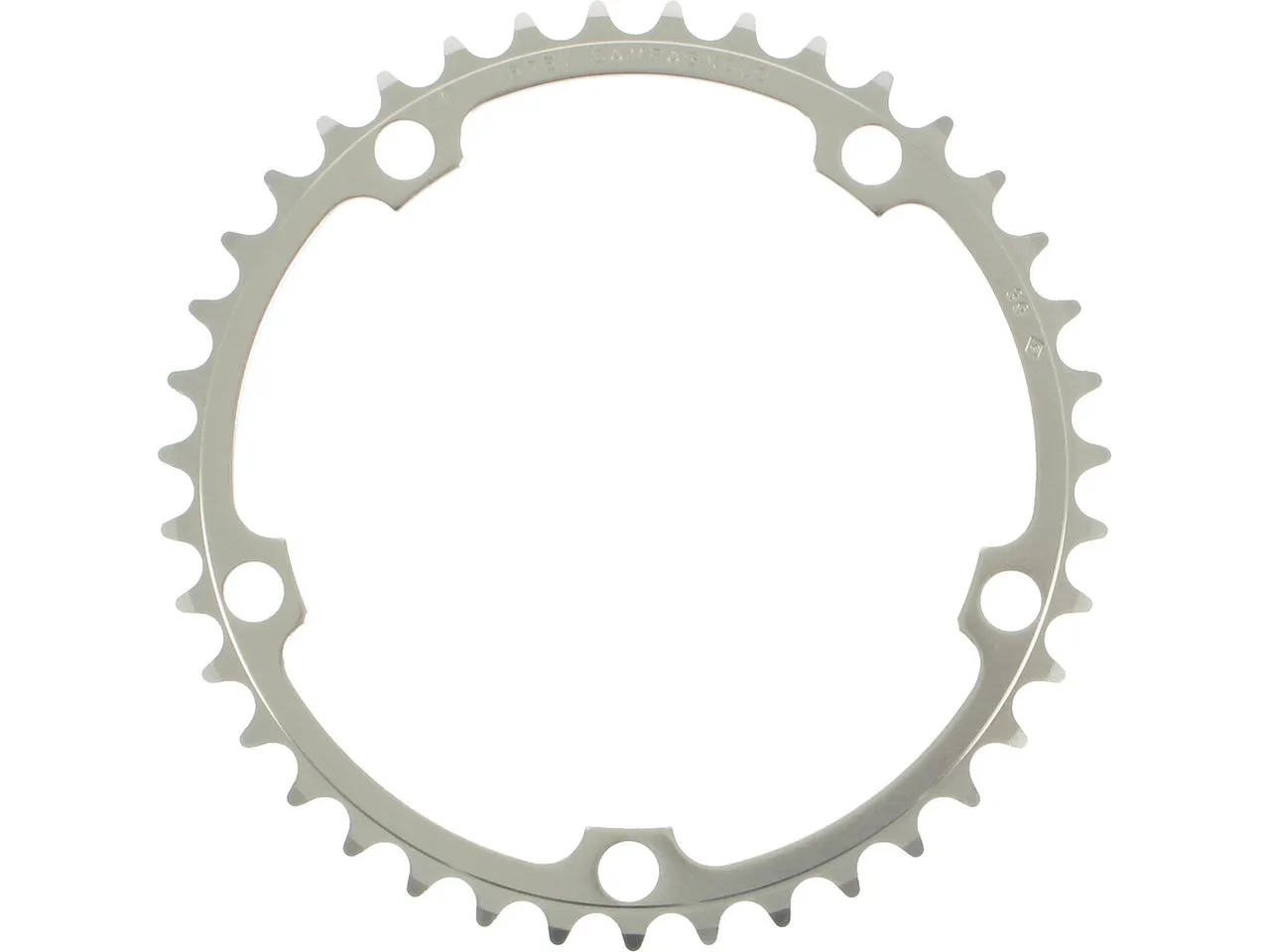 Campagnolo Kettenblatt Record 10-fach, 5-Arm, innen, 135 mm Lochkreis 1996-2008, Silber, 39t Campagnolo Kettenblatt Record 10-fach, 5-Arm, innen, 135 mm Lochkreis 1996-2008, Silber, 39t