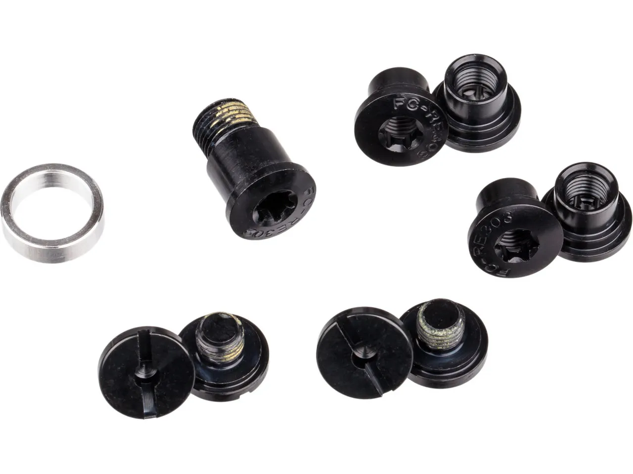 Campagnolo Kettenblattschraubensatz für Athena / Centaur / Veloce ab Modell 2011, Schwarz, one_size Campagnolo Kettenblattschraubensatz für Athena / Centaur / Veloce ab Modell 2011, Schwarz, one_size