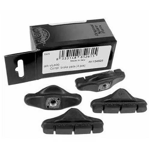 Campagnolo Mirage-xenon Pack Of 4 Caliper Inserts Felgenbremsbeläge, Red, One Size