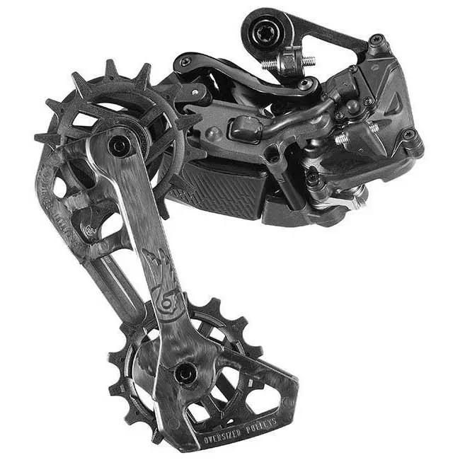 Campagnolo Super Record Wireless 13 Direct Mount/udh Schaltwerk, Black, 13s, Max 36t