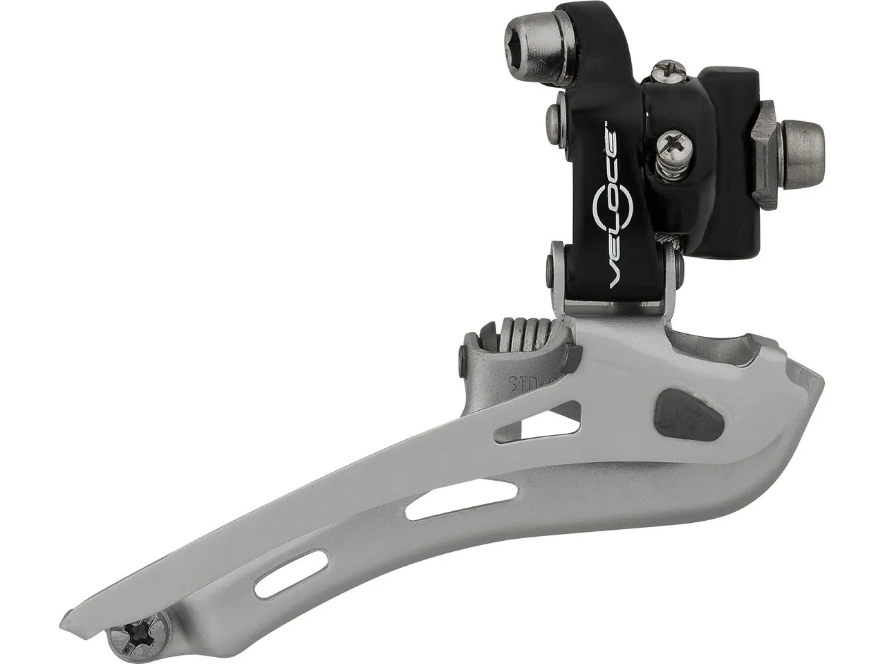 Campagnolo Veloce Umwerfer 2-/10-fach, Schwarz, Anlöt Campagnolo Veloce Umwerfer 2-/10-fach, Schwarz, Anlöt