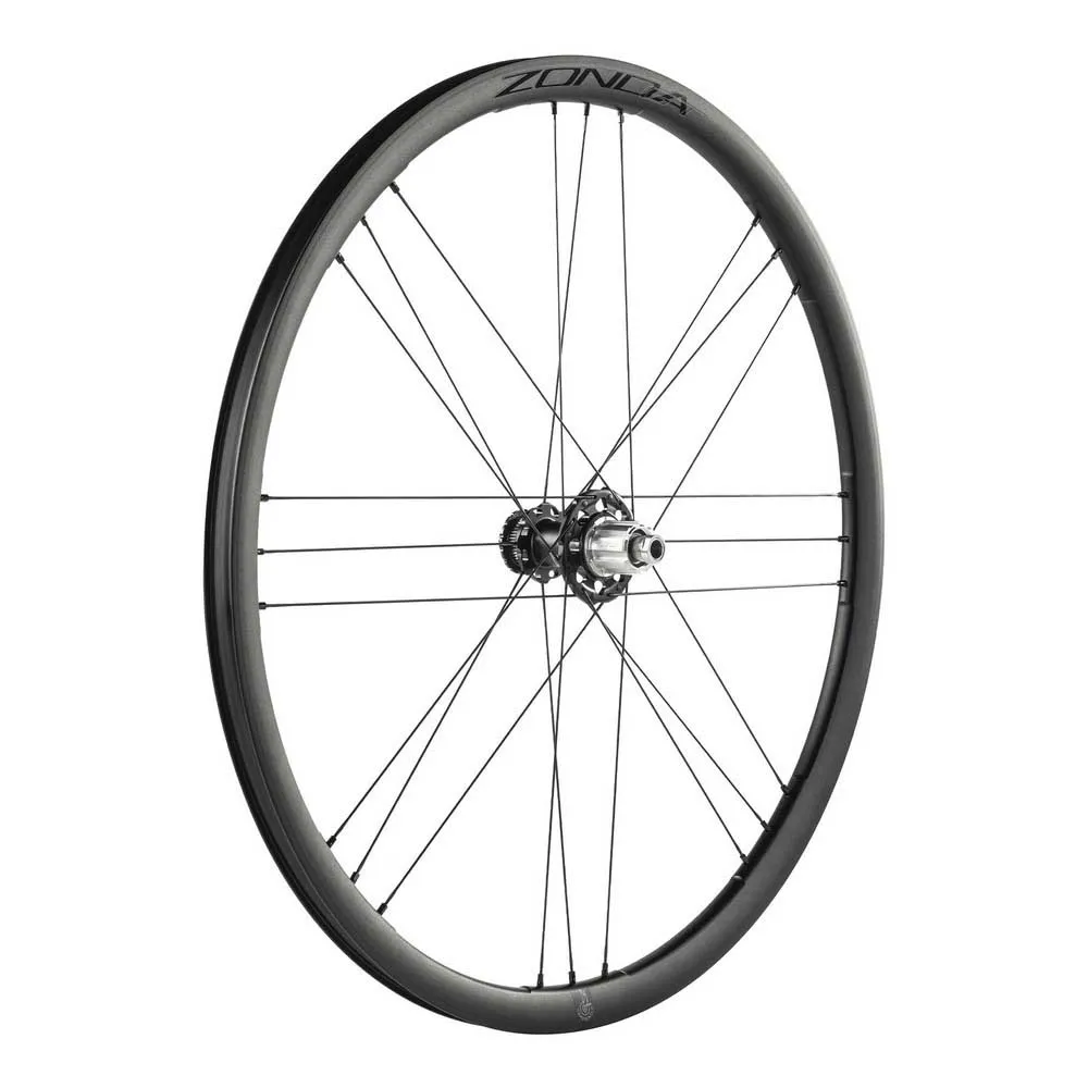 Campagnolo Zonda Gt Db 2wf C23 Disc Tubeless Rennrad-vorderrad, Black, 12 x 100mm