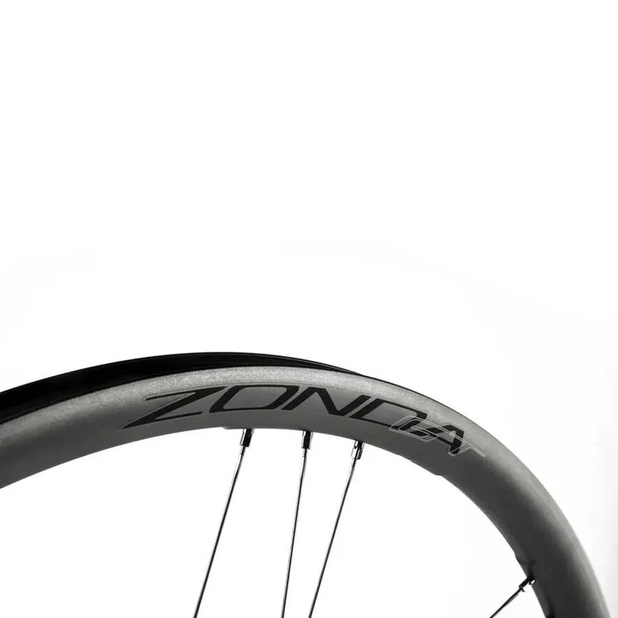 Campagnolo Zonda Gt Db 2wf C23 Disc Tubeless Rennrad-vorderrad, Black, 12 x 100mm