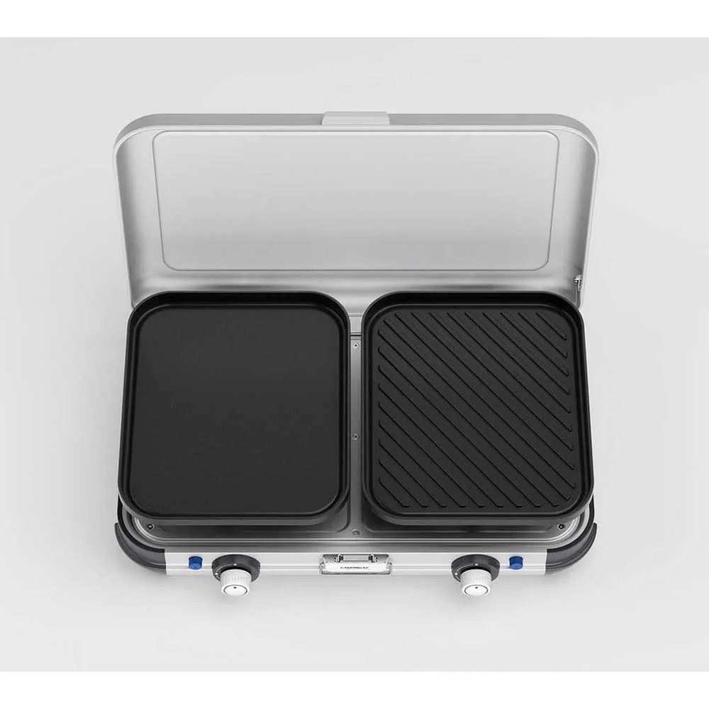 Campingaz 2 Grill & Go Cv Gaskocher Campingküche 2 Brennern, Silver / blue, One Size Campingaz 2 Grill & Go Cv Gaskocher Campingküche 2 Brennern, Silver / blue, One Size