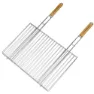 Campingaz Großer Rechteckiger Doppelgitterkorb, Silver, One Size