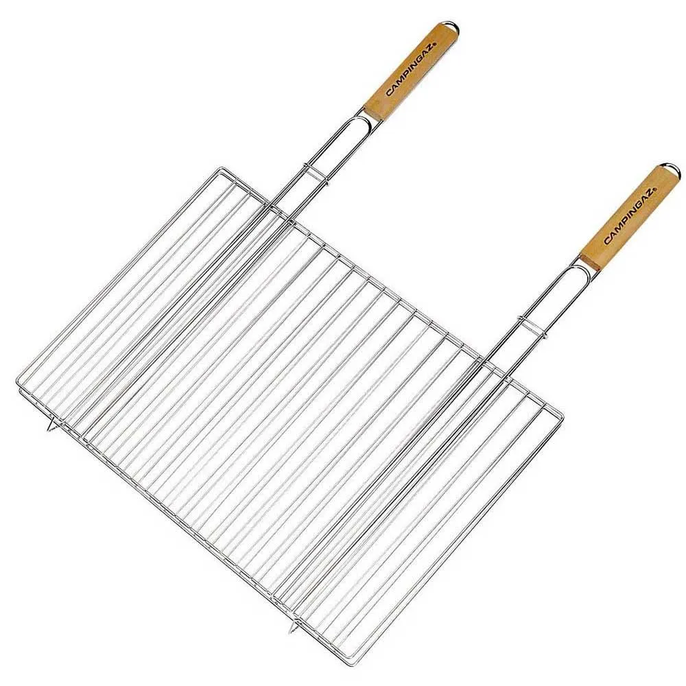 Campingaz Großer Rechteckiger Doppelgitterkorb, Silver, One Size Campingaz Großer Rechteckiger Doppelgitterkorb, Silver, One Size