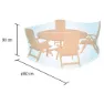 Campingaz Runde M, Grey, 90 x 150cm