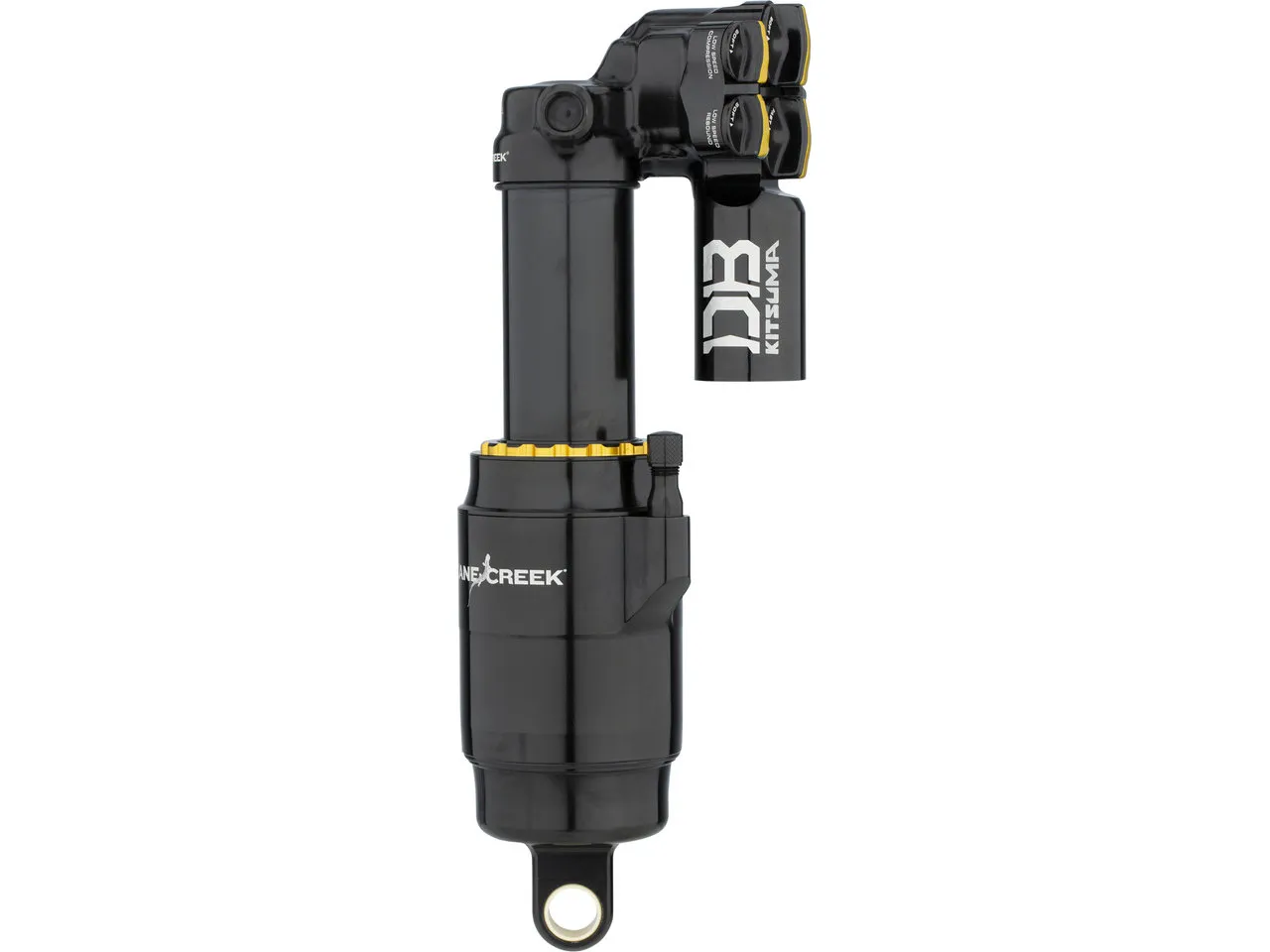 Cane Creek Double Barrel Kitsuma Air Trunnion Luftdämpfer, Black, 52.5mm, 185mm