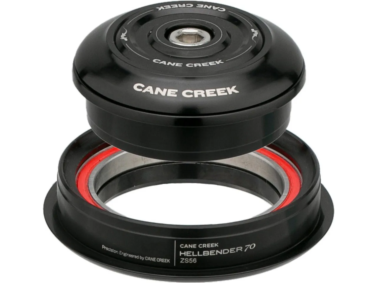 Cane Creek Hellbender 70 Steuersatz, Black, ZS44/28.6 - ZS56/40 Cane Creek Hellbender 70 Steuersatz, Black, ZS44/28.6 - ZS56/40