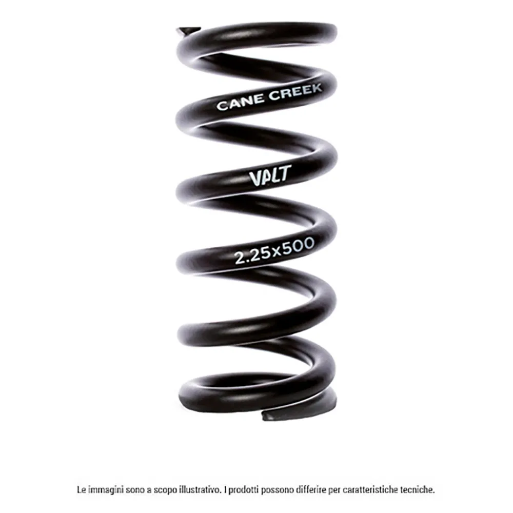 Cane Creek Valt 50 Mm X 2.00 Stoßdämpferfeder, Black, 600lbs