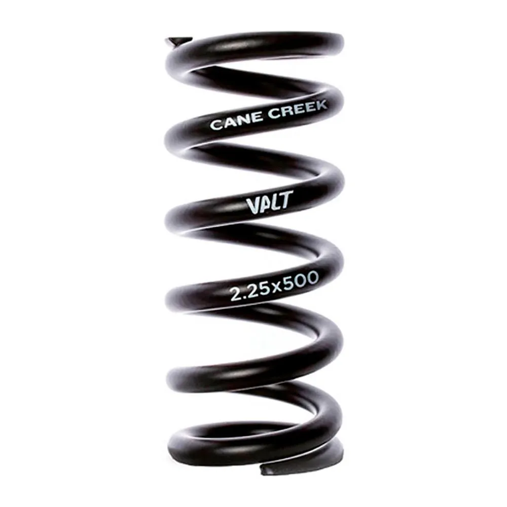 Cane Creek Valt Superligero Steel 2.25x600 Mm Stoßdämpferfeder, Black, 600lbs Cane Creek Valt Superligero Steel 2.25x600 Mm Stoßdämpferfeder, Black, 600lbs