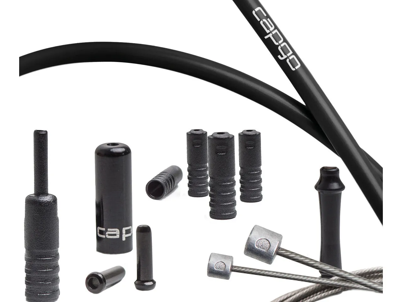 capgo BL Schaltzugset für Campagnolo, Schwarz, one_size capgo BL Schaltzugset für Campagnolo, Schwarz, one_size