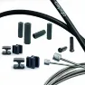 capgo Blue Line Shimano/sram Road Double Schaltzugset, Black, One Size