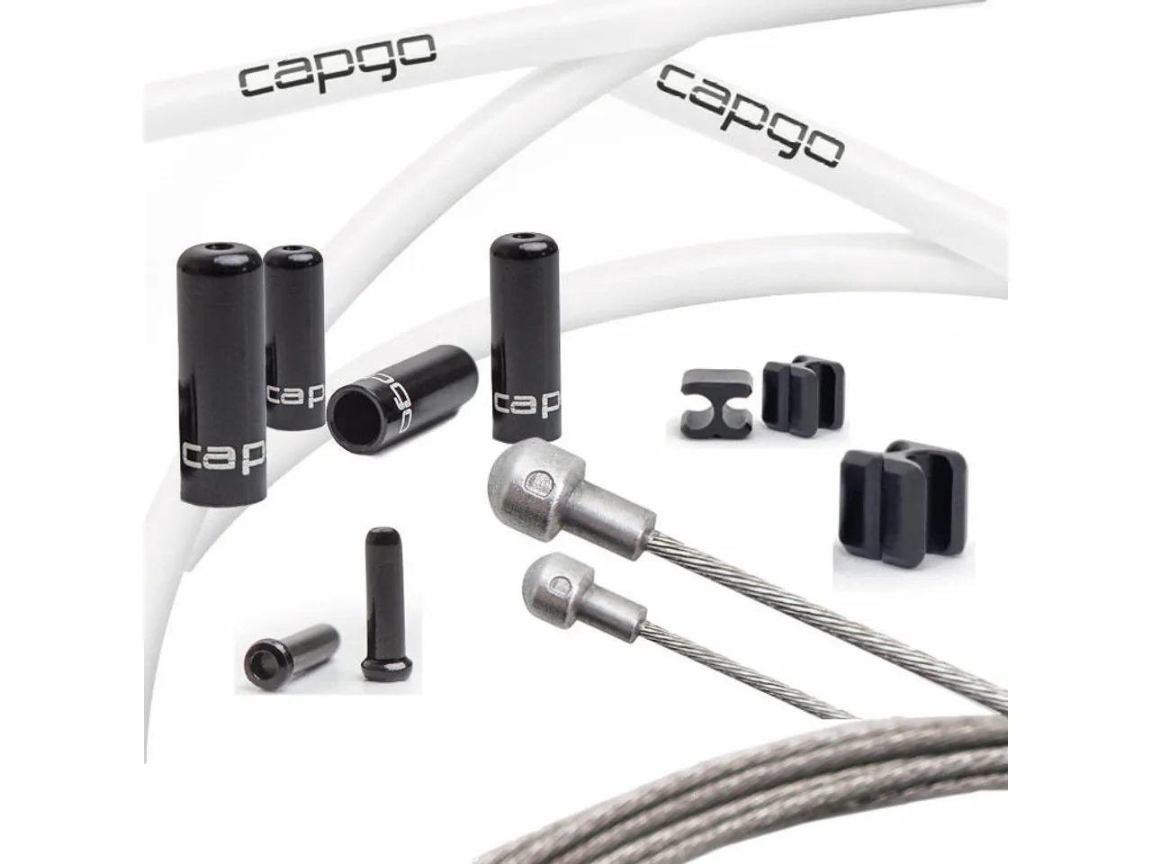 capgo OL Bremszüge für SRAM Road, Weiß