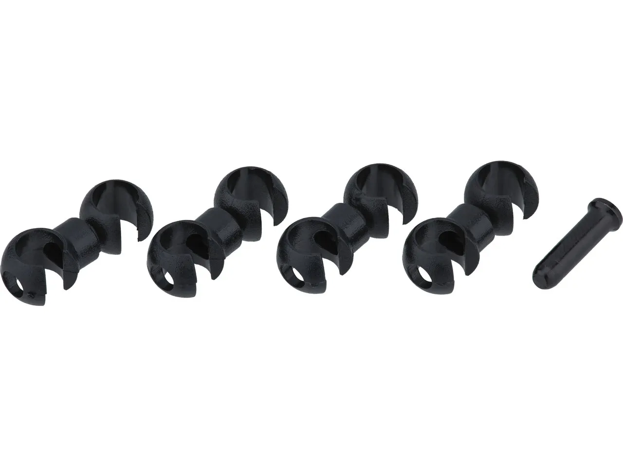 capgo OL Drehverbinder für 4-5 mm Außenhüllen, Schwarz, one_size