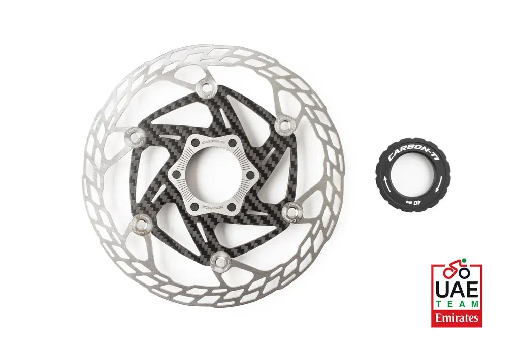 Carbon-Ti CARBON TI X Rotor Steelcarbon 3 Center Lock, Silver, 140mm Carbon-Ti CARBON TI X Rotor Steelcarbon 3 Center Lock, Silver, 140mm