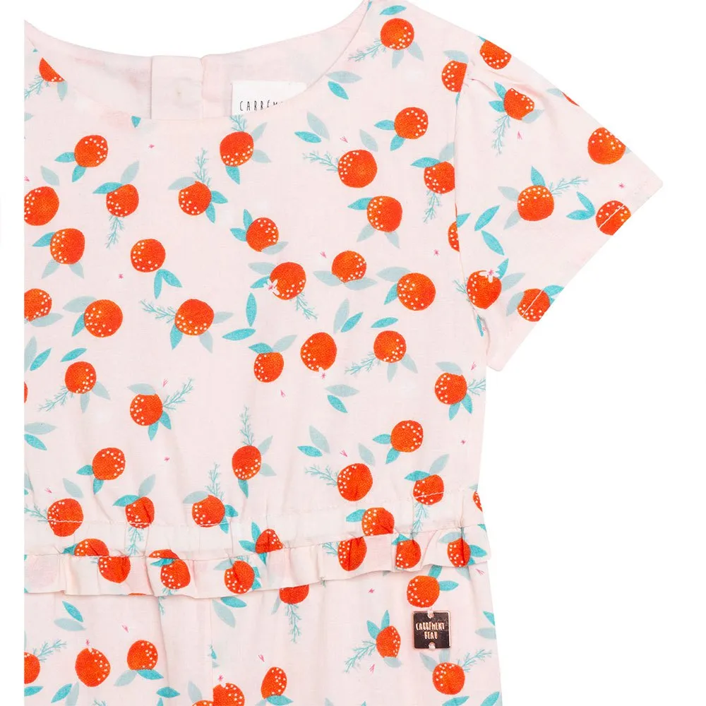 Carrement Beau Y04072 Playsuit, Orange, 12MON Carrement Beau Y04072 Playsuit, Orange, 12MON
