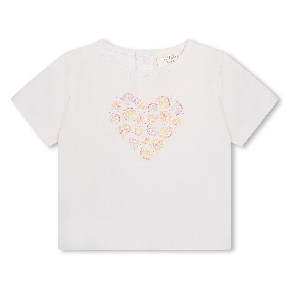 Carrement Beau Y30115 Kurzarm-t-shirt, White, 3Y