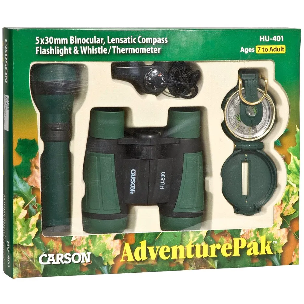 Carson Optical Adventure Pak Fernglas, Green, One Size Carson Optical Adventure Pak Fernglas, Green, One Size
