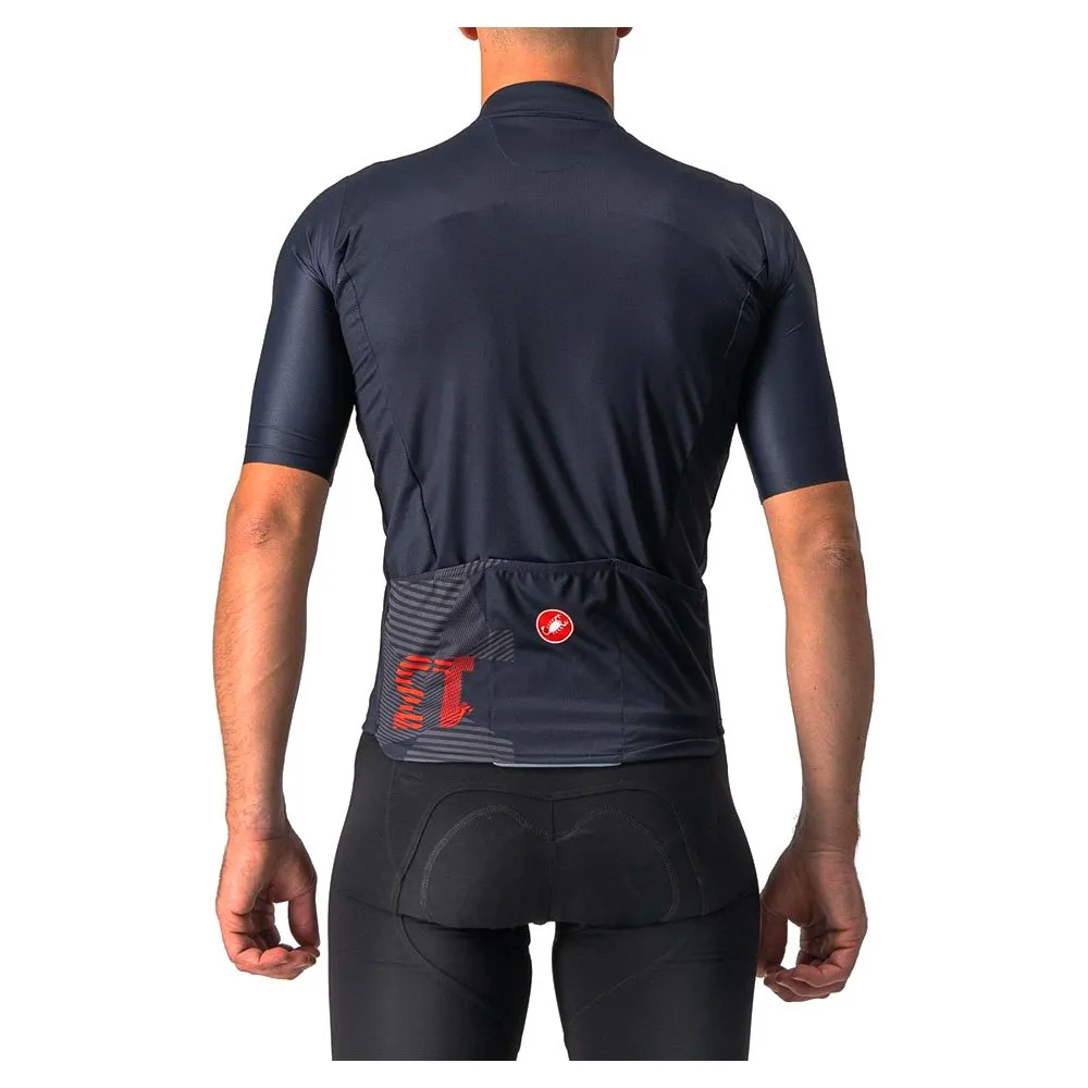 Castelli 13 Screen Kurzarm-radtrikot, Savile blue / red, M Castelli 13 Screen Kurzarm-radtrikot, Savile blue / red, M