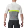 Castelli A Blocco Kurzarm-radtrikot Refurbished, Ivory / bordeaux / electric lime