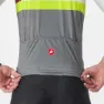 Castelli A Blocco Kurzarm-radtrikot Refurbished, Ivory / bordeaux / electric lime