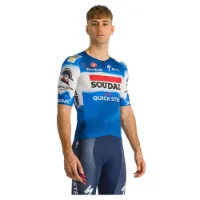 Castelli Aero Race 7.0 Soudal Quick-step 2024 Kurzarm-radtrikot Castelli Aero Race 7.0 Soudal Quick-step 2024 Kurzarm-radtrikot