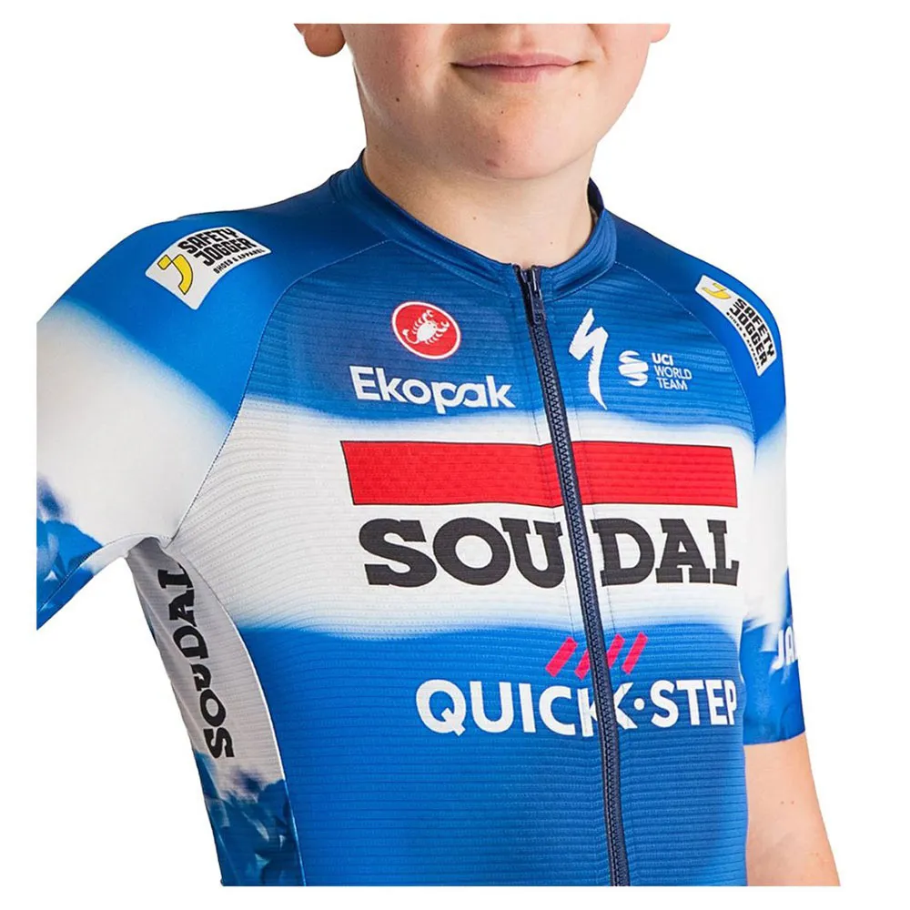 Castelli Aero Soudal Quick-step 2024 Kurzarm-radtrikot, Multicolor Castelli Aero Soudal Quick-step 2024 Kurzarm-radtrikot, Multicolor