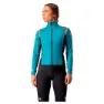 Teal blue / black / fiery red