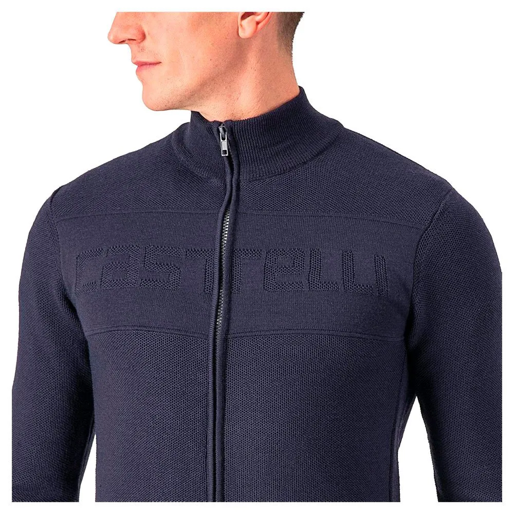 Castelli Armando Reißverschlusspullover, Savile blue, M Castelli Armando Reißverschlusspullover, Savile blue, M