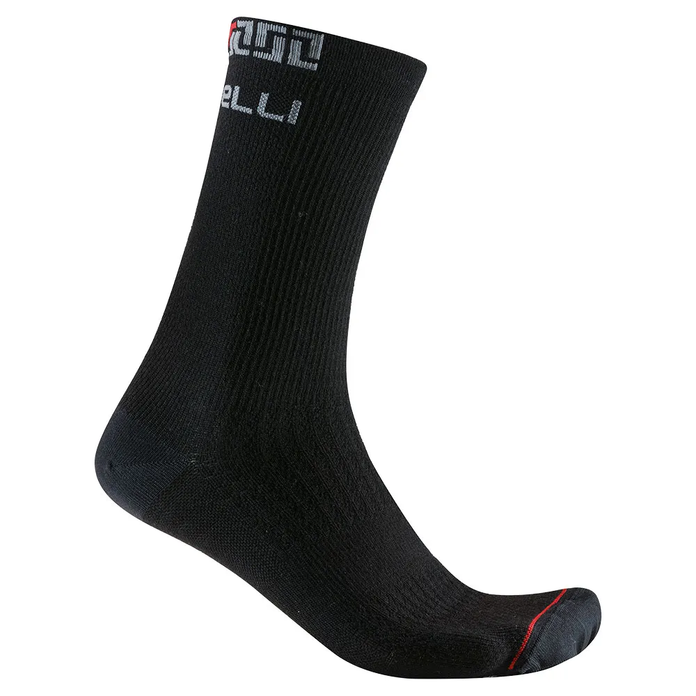 Castelli Bandito Merino 18 Socken, Black Castelli Bandito Merino 18 Socken, Black