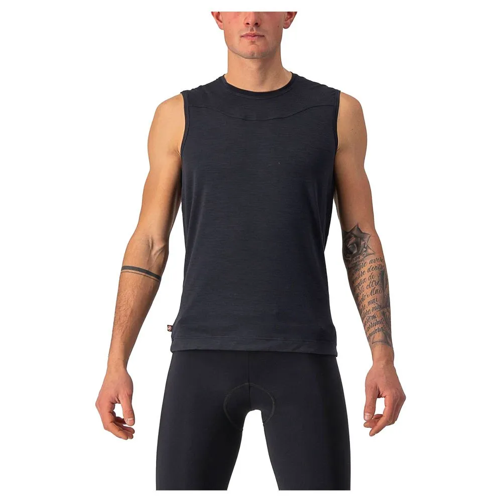 Castelli Bandito Wool Ärmelloses Baselayer, Black Castelli Bandito Wool Ärmelloses Baselayer, Black
