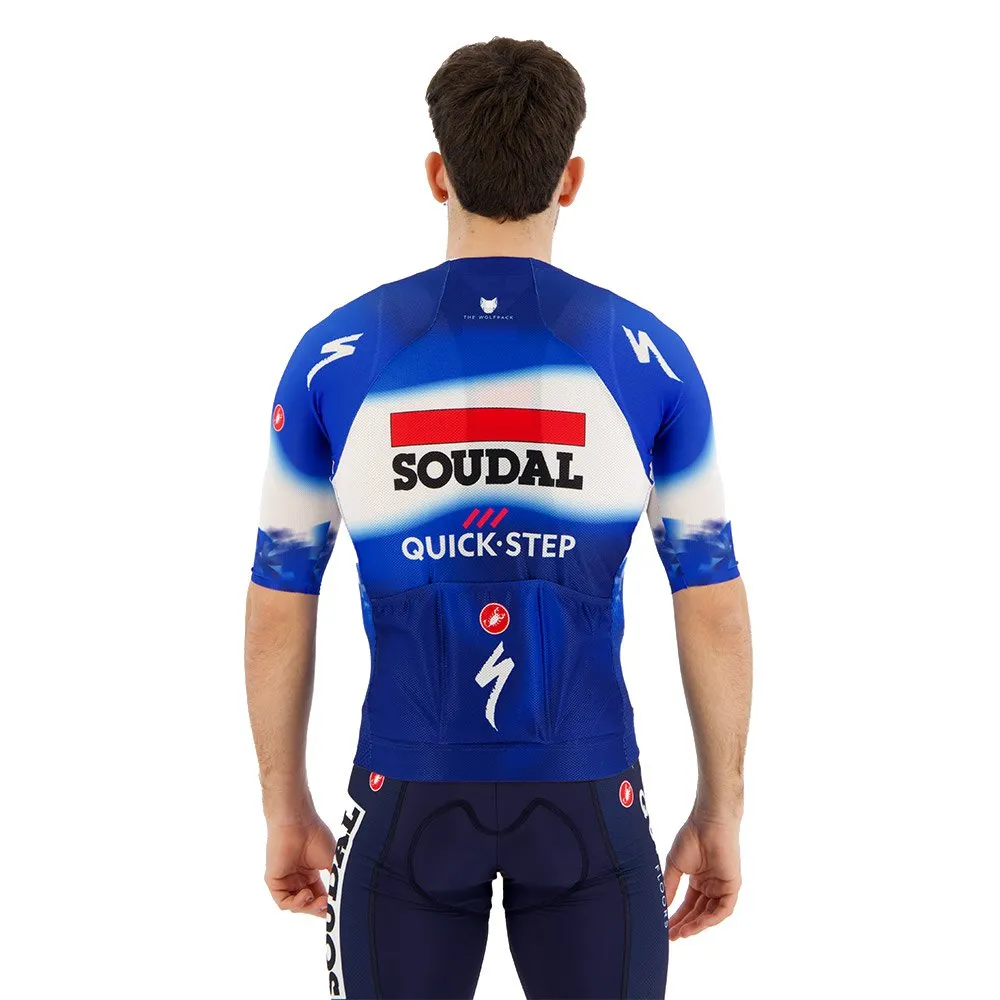 Castelli Climber´s 4.0 Soudal Quick-step 2024 Kurzarm-radtrikot Castelli Climber´s 4.0 Soudal Quick-step 2024 Kurzarm-radtrikot